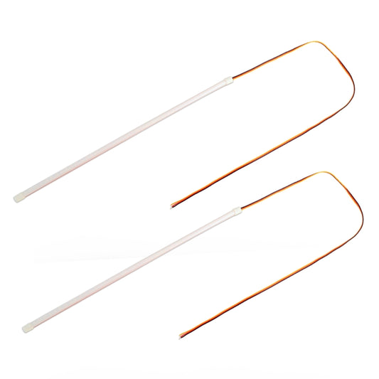 2 PCS 60cm DC12V 5W Ultra-thin Car Auto Double Colors Turn Lights / Running Lights (Turn Lights: Yellow Light; Running Lights: White Light) by buy2fix