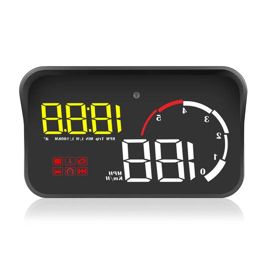 M10 3.5 inch Universal Car OBD2 HUD Vehicle-mounted Head Up Display (Yellow) by buy2fix