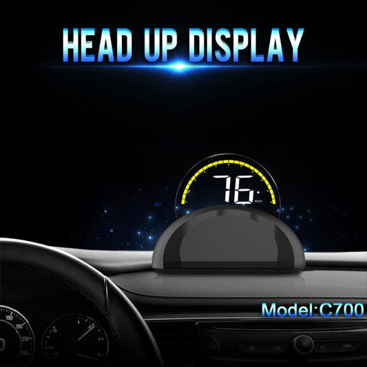 C700 2.6 inch Universal Car OBD2 HUD Vehicle-mounted Head Up Display by buy2fix