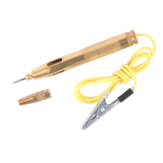 CNJB-85016 Pure Copper Circuit Tester and Electrical Voltage Detector Pen Set With Crocodile Clip 6-24V, Wire Length: 60cm by buy2fix