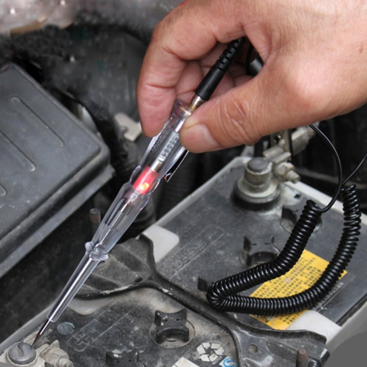 CNJB-85015 Circuit Tester and Electrical Voltage Detector Pen Set With Crocodile Clip 6-12V, Wire Length: 50cm by buy2fix