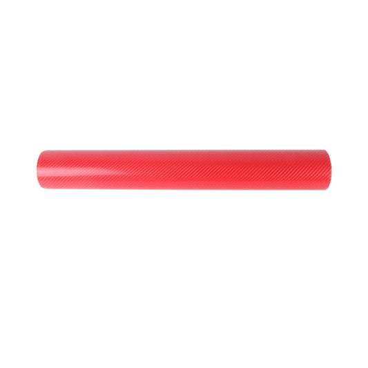 1.52m × 0.5m 4D Deep Blue Gloss Carbon Fiber Vinyl Wrap Car Sticker Decal Bubble Free Air Release(Red) by buy2fix