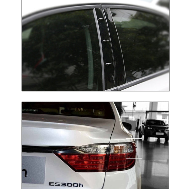 10 PCS Car Exterior Rubber Noise-cancelling Airflow-adjusting Kit by buy2fix