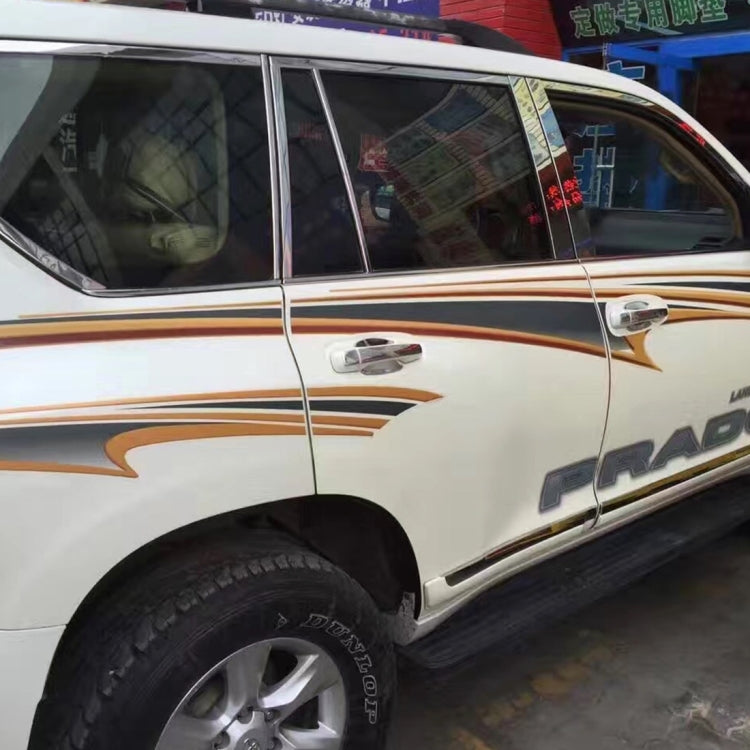 4 PCS SUV Body Decorative Strip Brand Car Streamline Shining Sticker for Toyota Prado 2014 Version by buy2fix