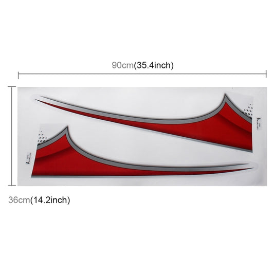 4 PCS SUV Body Decorative Strip Brand Car Streamline Shining Sticker for Toyota Prado 2015 Version by buy2fix