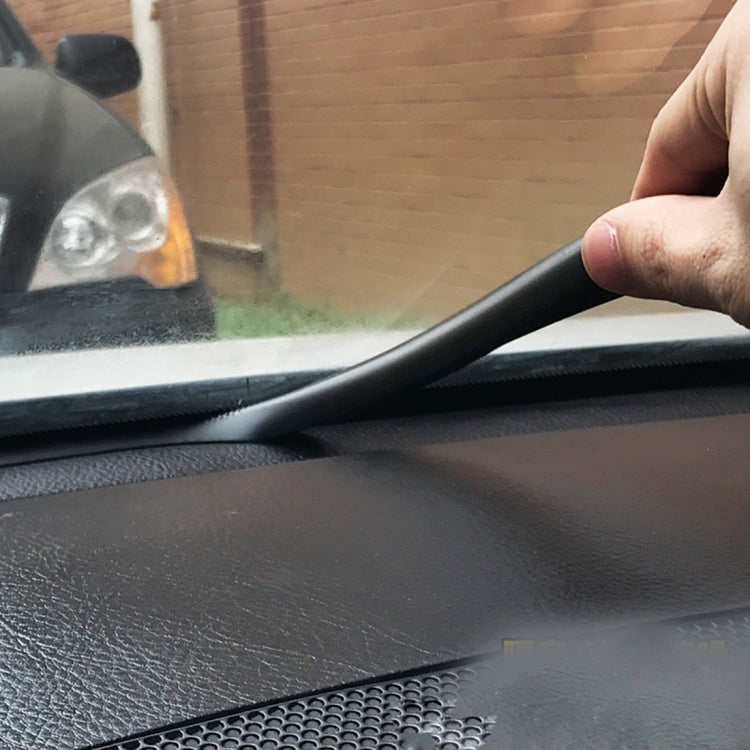 1.5m Car Instrument Desk Decorative Strip Rubber Chrome Decoration Strip Seal by buy2fix