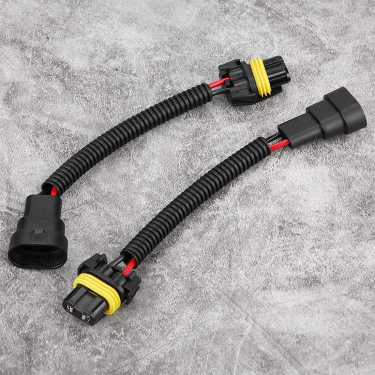 2 PCS 9005/9006 Car HID Xenon Headlight Male to Female Conversion Cable by buy2fix