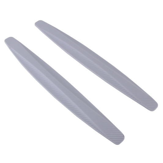 2 PCS Universal Car Body Carbon Fiber Bumper Guard Protector Sticker/Car Crash Bar Bumper Strips /Car Crash Strips/Anti-rub Strips/Anti-rub Bar(Grey) by buy2fix
