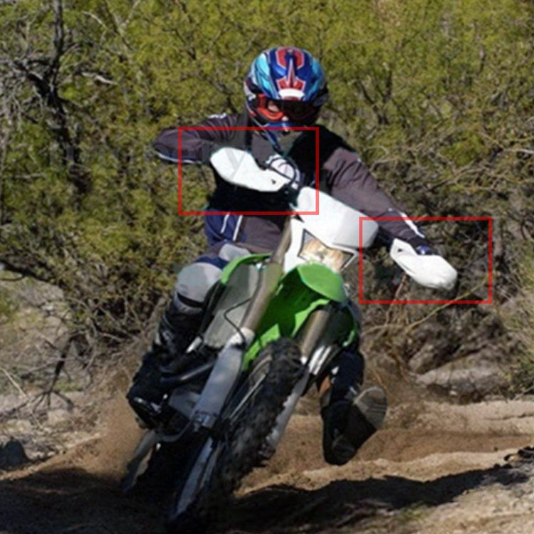 2 PCS Motorcycle Universal ABS Handle Wind-block Handguard(Grey) by buy2fix