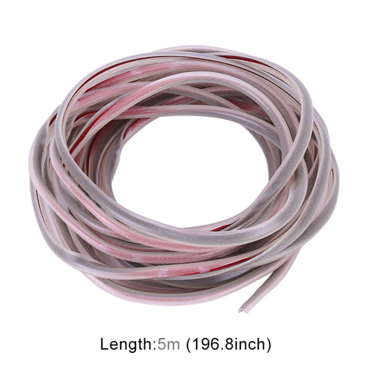 5m Car Luminous PVC Chrome Decoration Door & Window Seal Decorative Strip by buy2fix