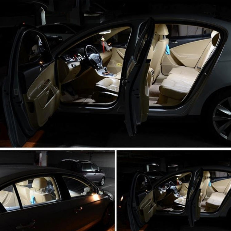 2 PCS 2W 100 LM 6000K 36MM Bicuspid Port Car Dome Lamp LED Reading Light with 16 SMD-4014 LED Lamps, DC 12V (White Light) by buy2fix