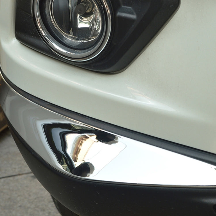 2 PCS Universal Car Auto Plastic Body Bumper Guard Protector Strip Sticker(Silver) by buy2fix