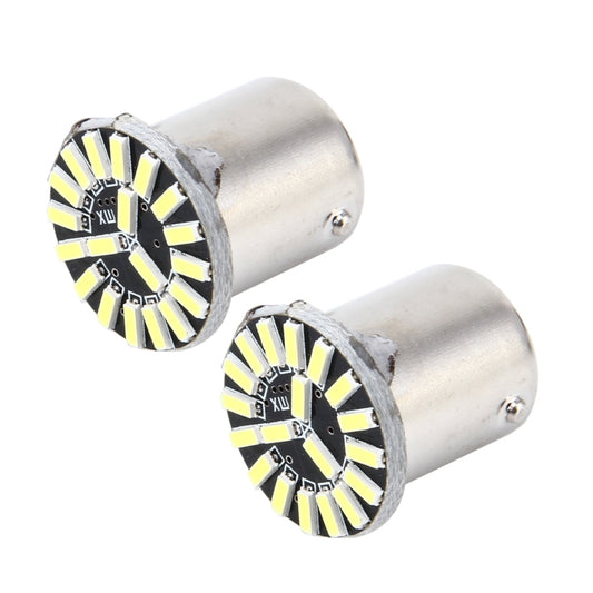 2 PCS 1156/BA15S 1W 50 LM 6000K Car AutoTurn Light with 19 SMD-4014 LED Lamps, DC 12V(White Light) by buy2fix