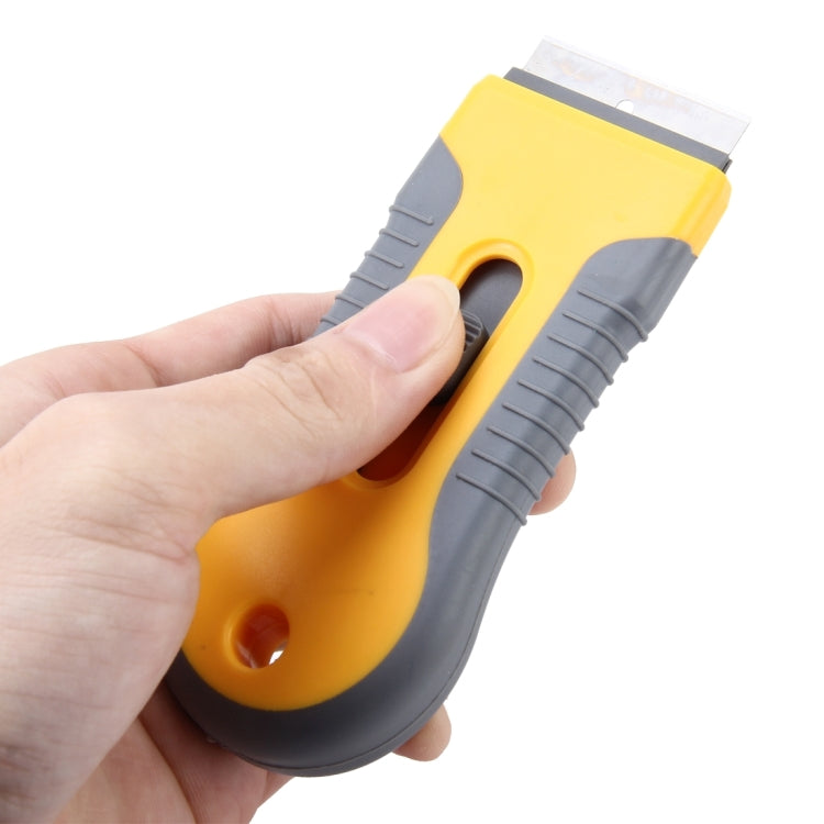 Car Auto Aluminum Scalable Multi-function Cleaning Knife Tool with Plastic Handle for Window Cleaning Wrapping Film by buy2fix