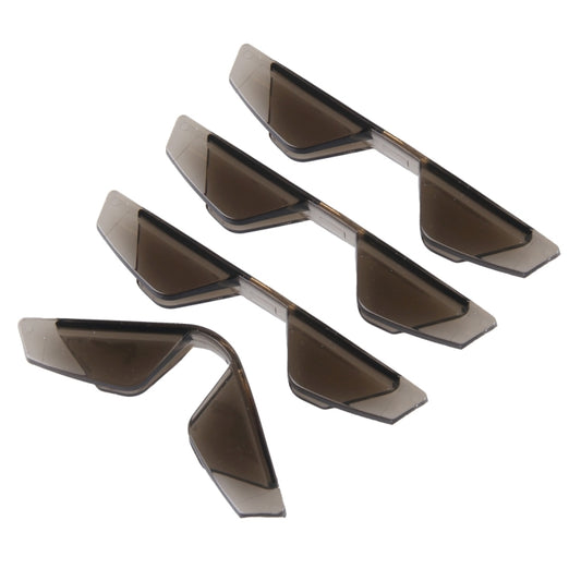 3R 3R-2107 4 PCS Rubber Car Side Door Edge Free Bending Protection Guards Cover Trims Stickers(Coffee) by buy2fix