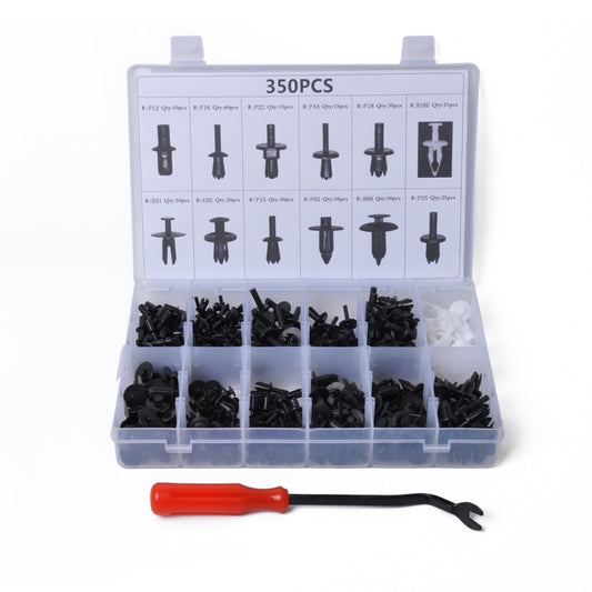 350 PCS Universal Car Retainer Clips Assortment Car Panel Trim Plastic Fasteners Rivet Clips Set by buy2fix