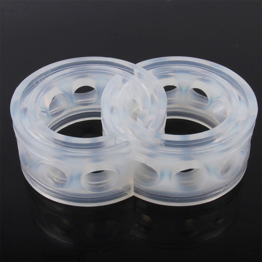 2 PCS Car Auto E Type Shock Absorber Spring Bumper Power Cushion Buffer, Spring Spacing: 17mm, Colloid Height: 38mm by buy2fix