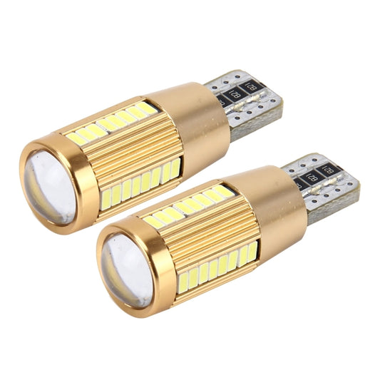2 PCS T10 2W 180 LM 5500K Constant Current Car Clearance Light with 38 SMD-3014 Lamps, DC 12-16V(White Light) by buy2fix