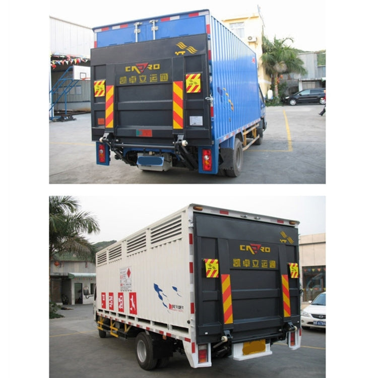 Car Auto Aluminum 55cm × 13cm Rear Warning Sign Sticker for Truck and Van by buy2fix