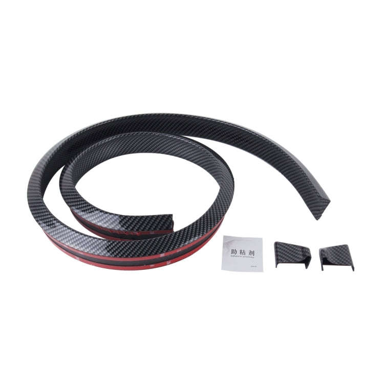 Universal 1.5m Car Front Bumper Lip Splitter Spoiler Skirt Adhesive Protector by buy2fix