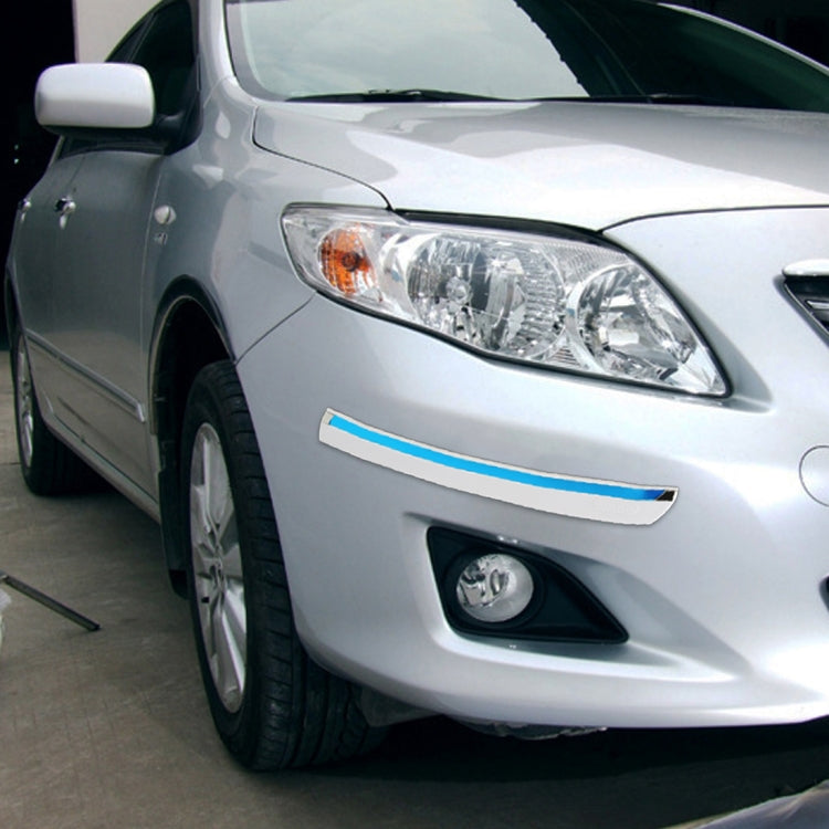 4 PCS Universal Car Auto Plastic Wrap Rubber Front Rear Body Bumper Guard Protector Strip Sticker by buy2fix