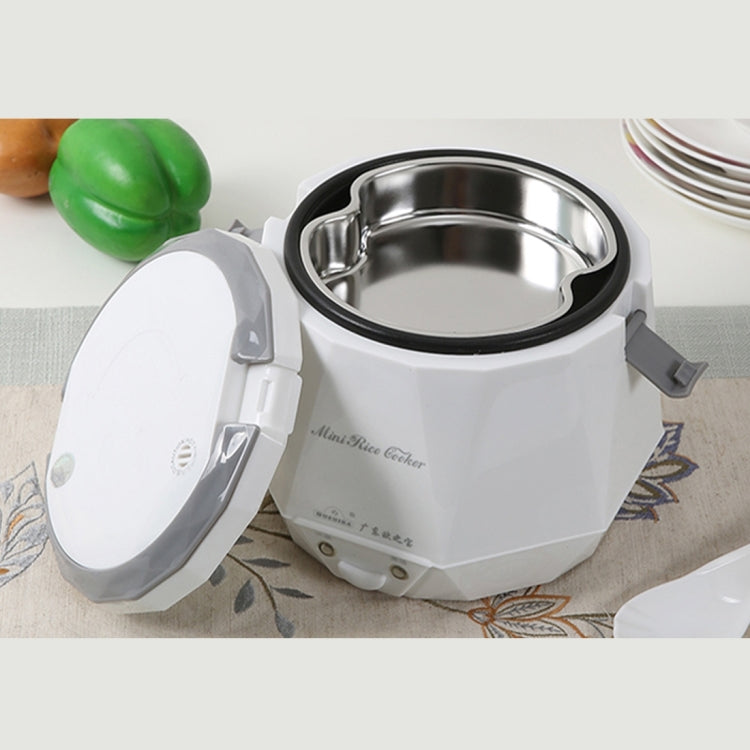 OUSHIBA Car Auto C3 Mini Multi-function Rice Cooker 12V 1.3L Volume for Rice Soup Noodles Vegetable Dessert(White) by buy2fix
