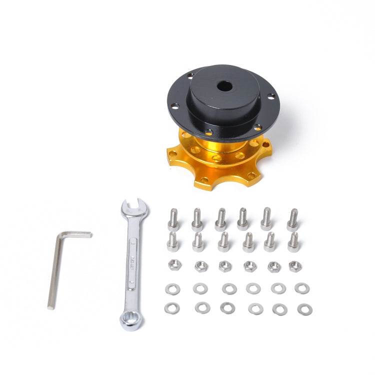 Universal Aluminum Car Steering Wheel Quick Release HUB Racing Adapter Snap Off Boss Kit by buy2fix