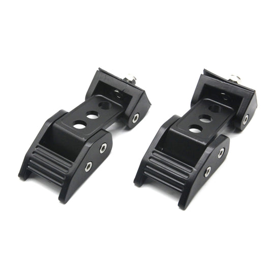 2 PCS Car Three Holes Hood Latch Locking Catch Buckle Engine Cover for Jeep Wrangler JK 2007-2017 by buy2fix