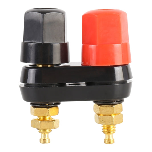5 PCS Car Double Terminals Red Black Hexagon Connector Amplifier Terminal Speaker Plug Jack by buy2fix