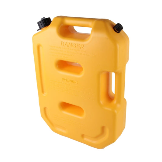 Gasoline Fuel Tanks Plastic 2.6 Gallon 10 Litres Auto Shut Off Fuel Cans Oil Container Emergency Backup(Yellow) by buy2fix