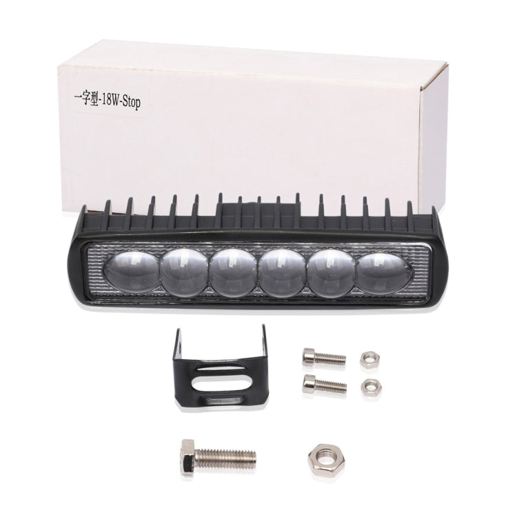 6 inch 18W 6000K IP68 8D Car Boat Marine Work Lights Spotlight LED Bulbs, DC 10-30V (White Light) by buy2fix