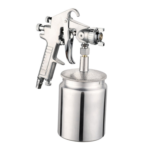 W-77 Paint Spray Gun Sprayer lower Pot Pneumatic Tool for Home Car, Hole diameter: 3mm by buy2fix