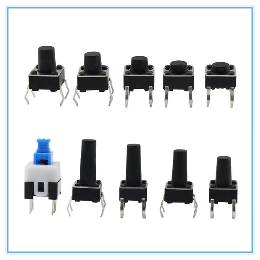 180 PCS Tactile Push Button Switch Kit Micro Switch by buy2fix
