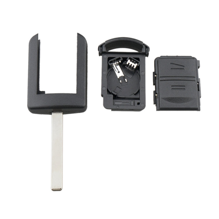 For Opel Car Keys Replacement 2 Buttons Car Key Case with Blade by buy2fix
