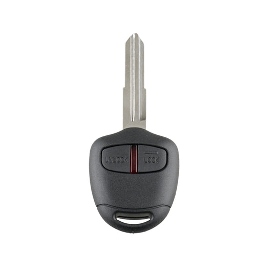 For MITSUBISHI 2 Buttons Intelligent Remote Control Car Key with 46 Chip & Battery & Right Slot, Frequency: 433MHz by buy2fix