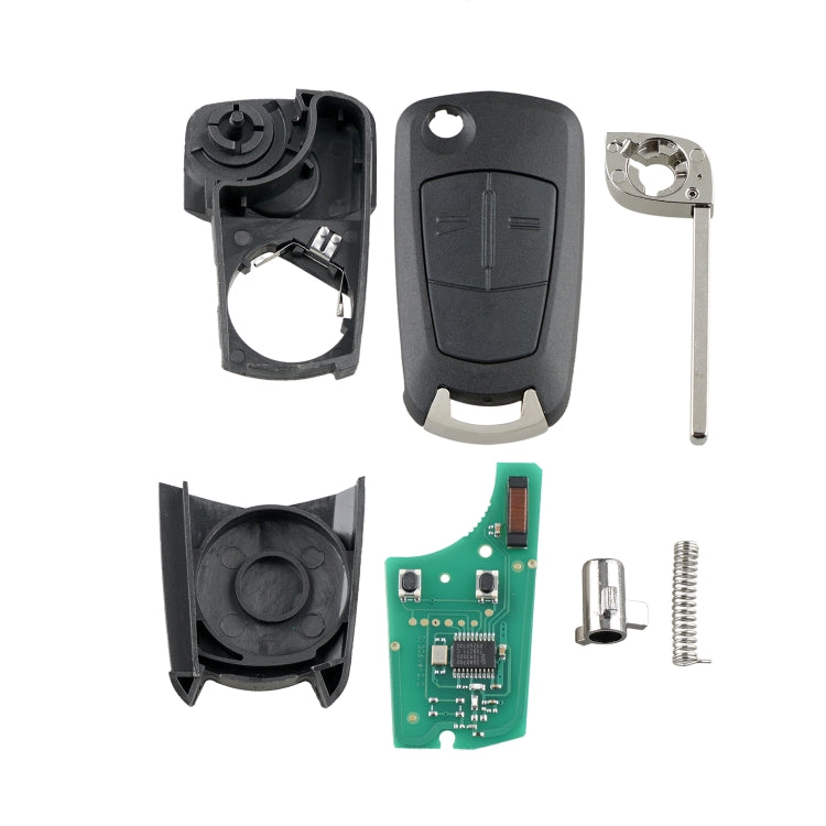 For Opel Zafira B 2005 - 2013 / Astra H 2004 - 2009 VALEO System 2 Buttons Intelligent Remote Control Car Key with 7941 Chip & Battery, Frequency: 433MHz by buy2fix