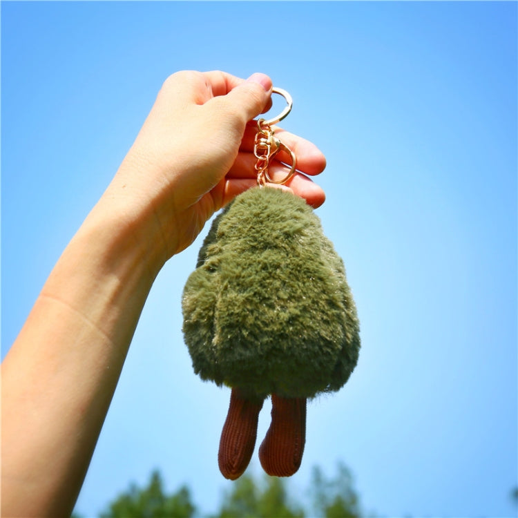 Cute Fruit Jewelry Plush Cartoon Anthropomorphic Avocado Key Ring by buy2fix