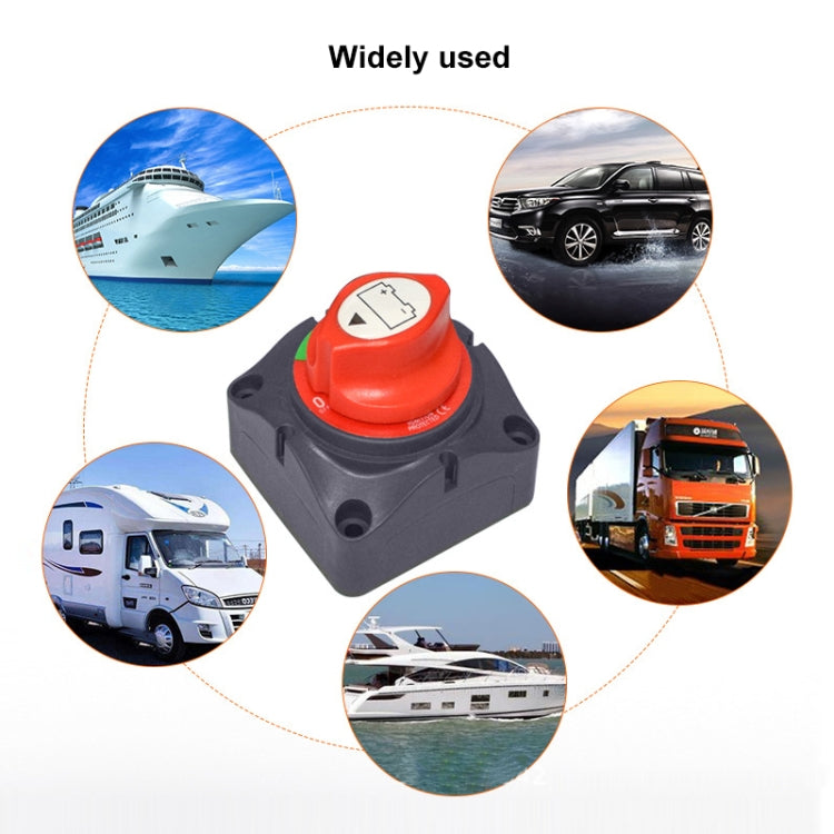 Car Auto RV Marine Boat Battery Selector Isolator Disconnect Rotary Switch Cut by buy2fix