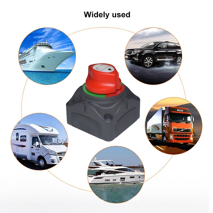 Car Auto RV Marine Boat Battery 3-level Current Distribution Selector Isolator Disconnect Rotary Switch Cut by buy2fix