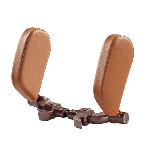 Car Seat Headrest Car Neck Pillow Sleep Side Headrest for Children and Adults (Brown) by buy2fix
