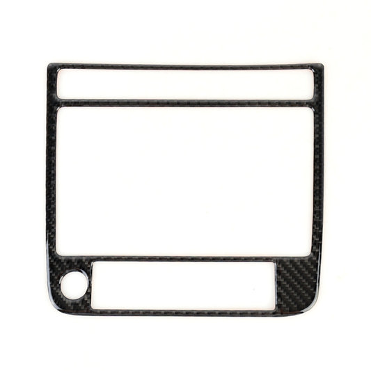 Car Carbon Fiber Navigation Panel Decorative Sticker for Volkswagen Touareg 2011-2018 by buy2fix