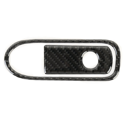 Car Carbon Fiber Front Passenger Seat Armrest Box Switch Decorative Sticker for Volkswagen Touareg 2011-2018 by buy2fix