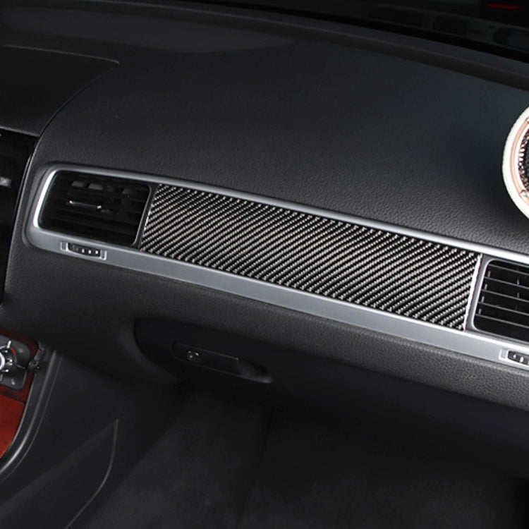 Car Carbon Fiber Dashboard Panel Decorative Sticker for Volkswagen Touareg 2011-2018 by buy2fix