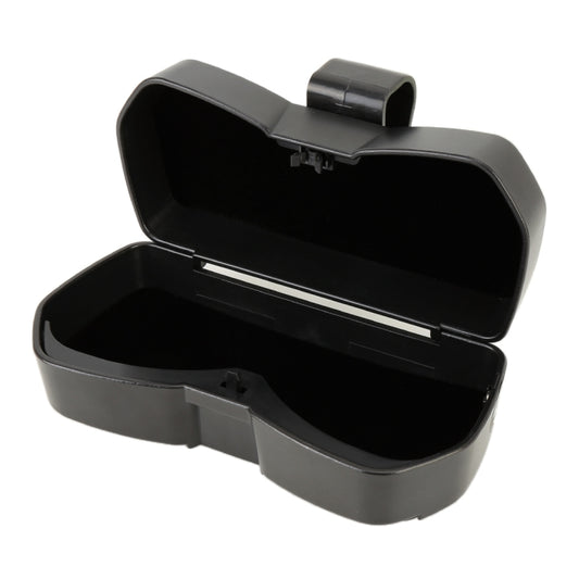 Car Multi-functional Glasses Case Sunglasses Storage Holder with Card Slot, Diamond Style (Black) by buy2fix