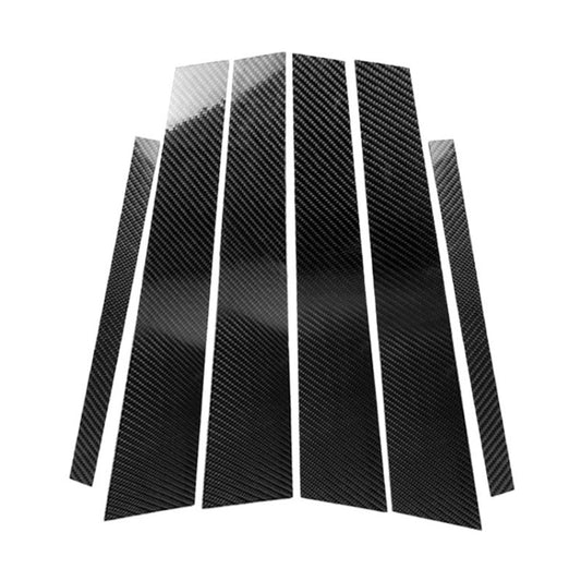 Car Carbon Fiber B Column Decorative Sticker for BMW F10 2011-2017 by buy2fix
