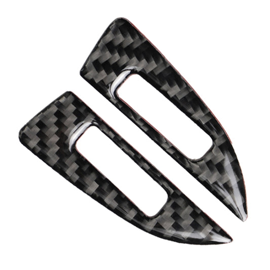 Car Carbon Fiber Air Conditioning Air Outlet Adjustment Frame Decorative Sticker for Mazda Axela 2014 / 2017-2018 by buy2fix