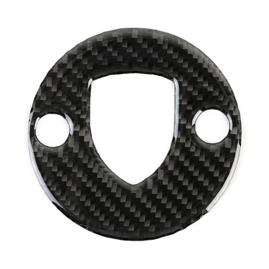 Carbon Fiber Car Steering Wheel Decorative Sticker for Porsche Macan by buy2fix