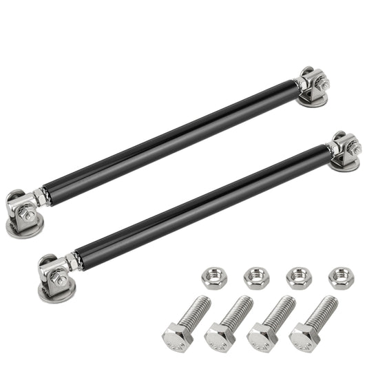 2 PCS Car Modification Adhesive Surrounded Rod Lever Front and Rear Bars Fixed Front Lip Back Shovel, Length: 15cm(Black) by buy2fix