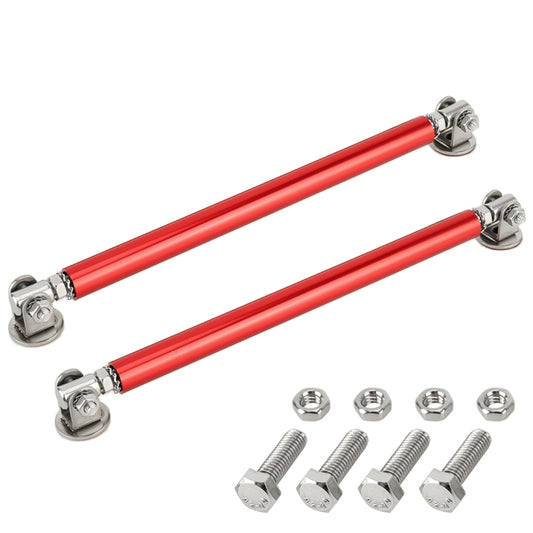 2 PCS Car Modification Adhesive Surrounded Rod Lever Front and Rear Bars Fixed Front Lip Back Shovel, Length: 20cm(Red) by buy2fix