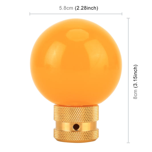Universal Vehicle Ball Shape Modified Resin Shifter Gear Shift Knob by buy2fix
